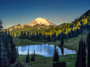 Mt. Rainier viewed from Pierce County
